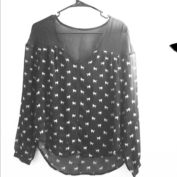 Julienne Tops - 🔴⚡️Novelty Poodle Shirt⚡️